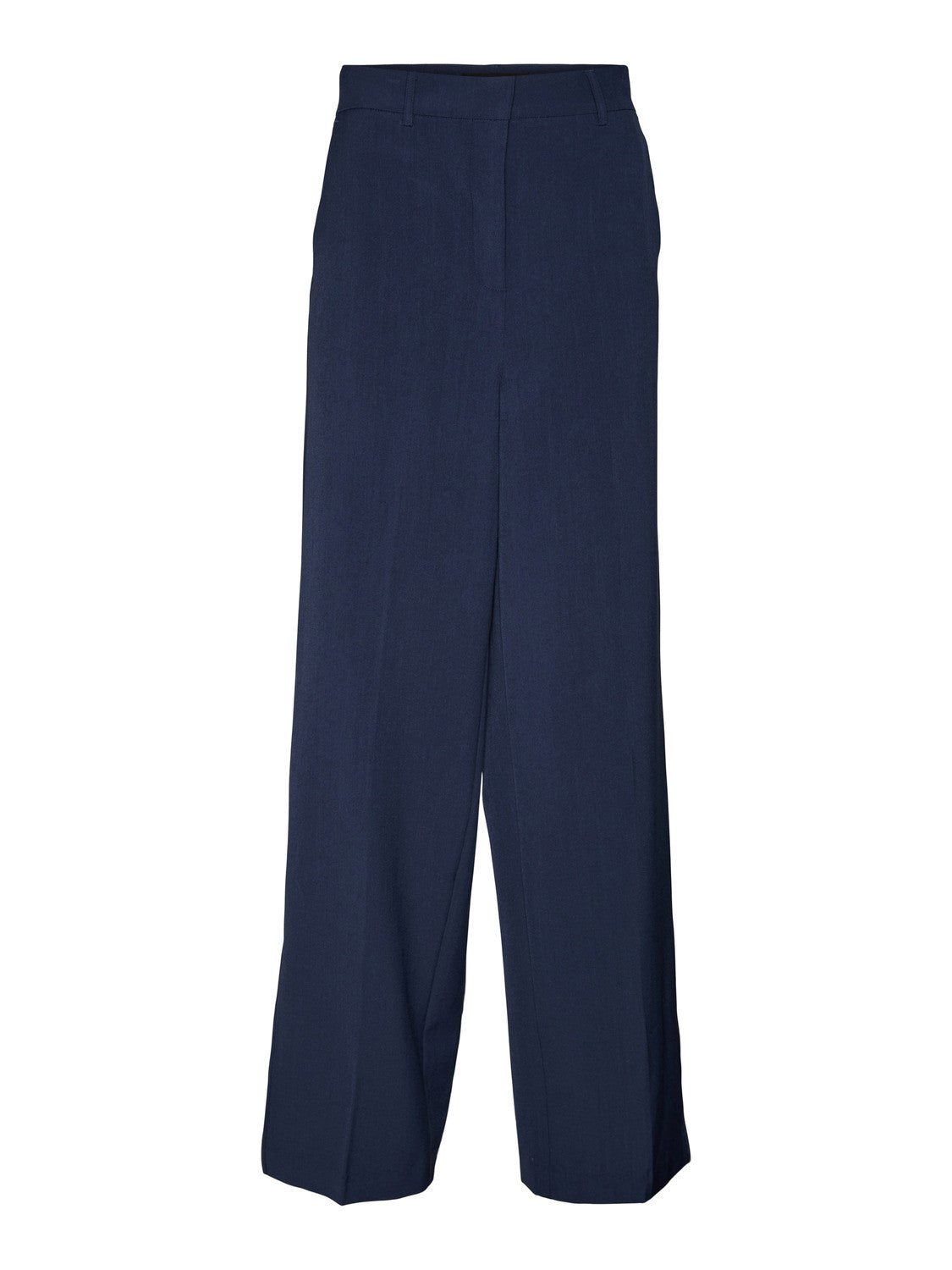 Troiantaia Navy Side Slit Trousers